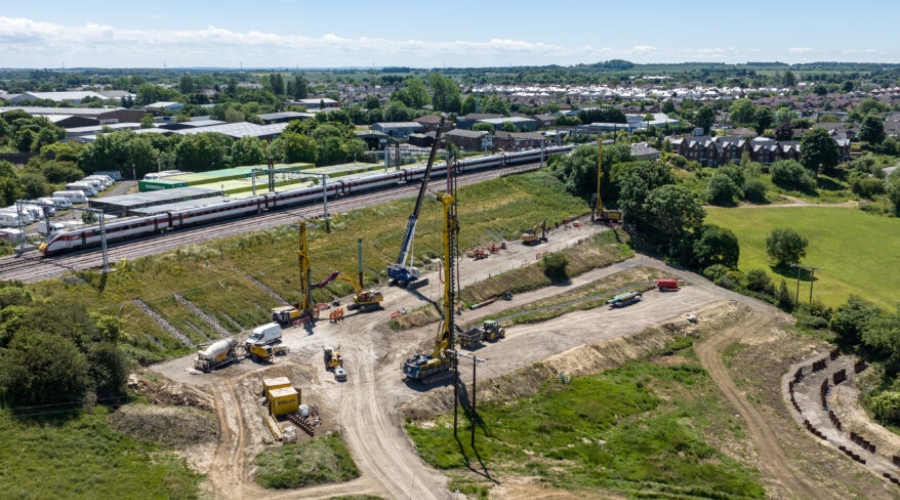 Story and keller network rail line project