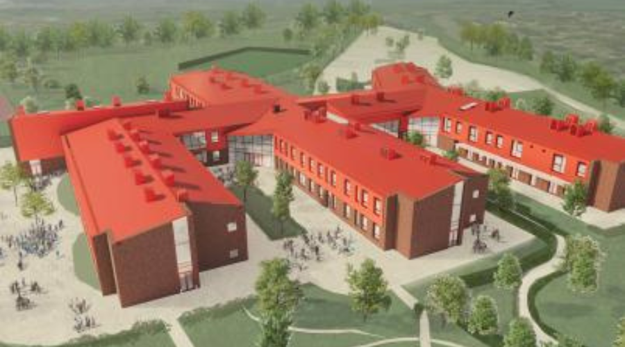 3D of Robertson Group's school project in wales