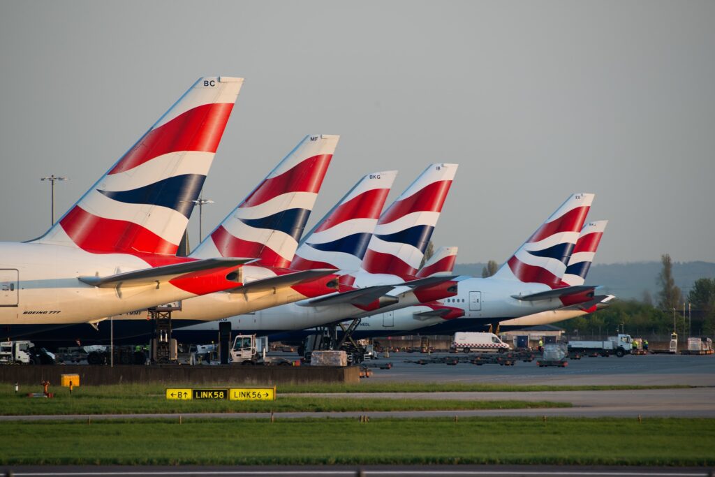British Airways fleet.