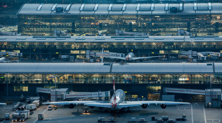 Heathrow Airport photograph.