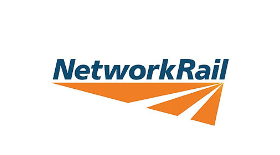 Network Rail logo.