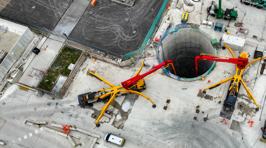 HMJV London Power Tunnels development on-site.