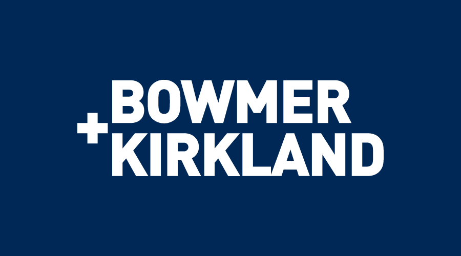 Bowmer + Kirkland logo.