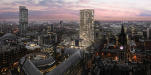3d image of manchester tower